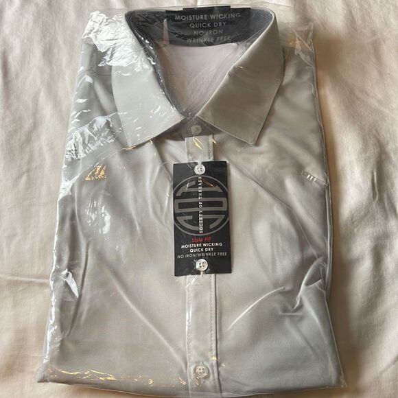 SOCIETY OF THREADS NWT Mens Dress Shirt Slim Fit SIZE XL - Picture 1 of 8
